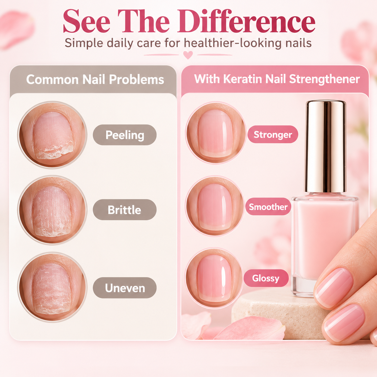 Keratin Care For Weak, Brittle Nails🔥