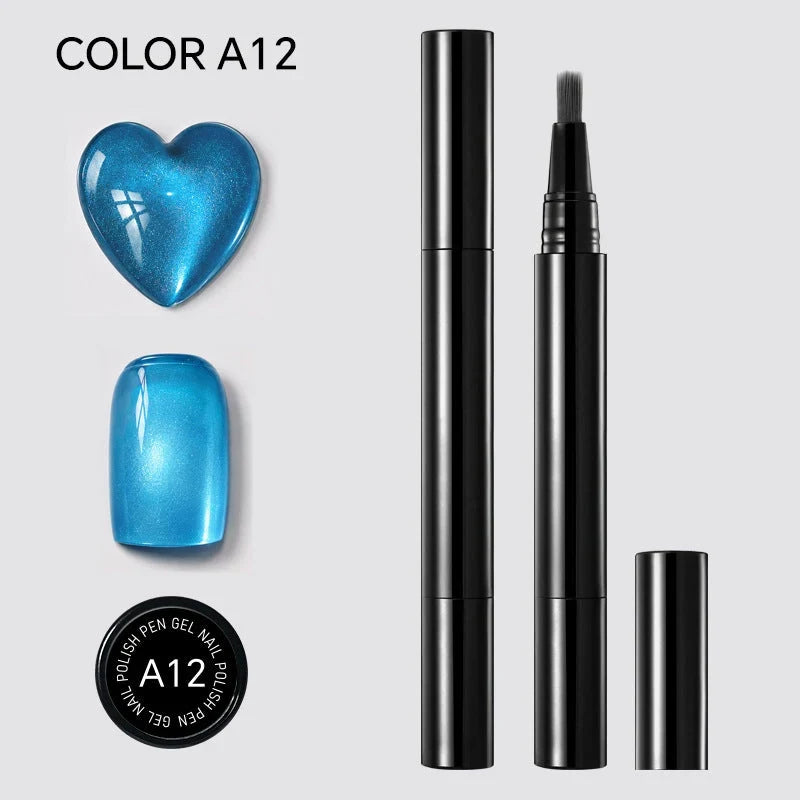 ✨ One-Step Gel Nail Pen Create Glossy Salon Nails In Minutes