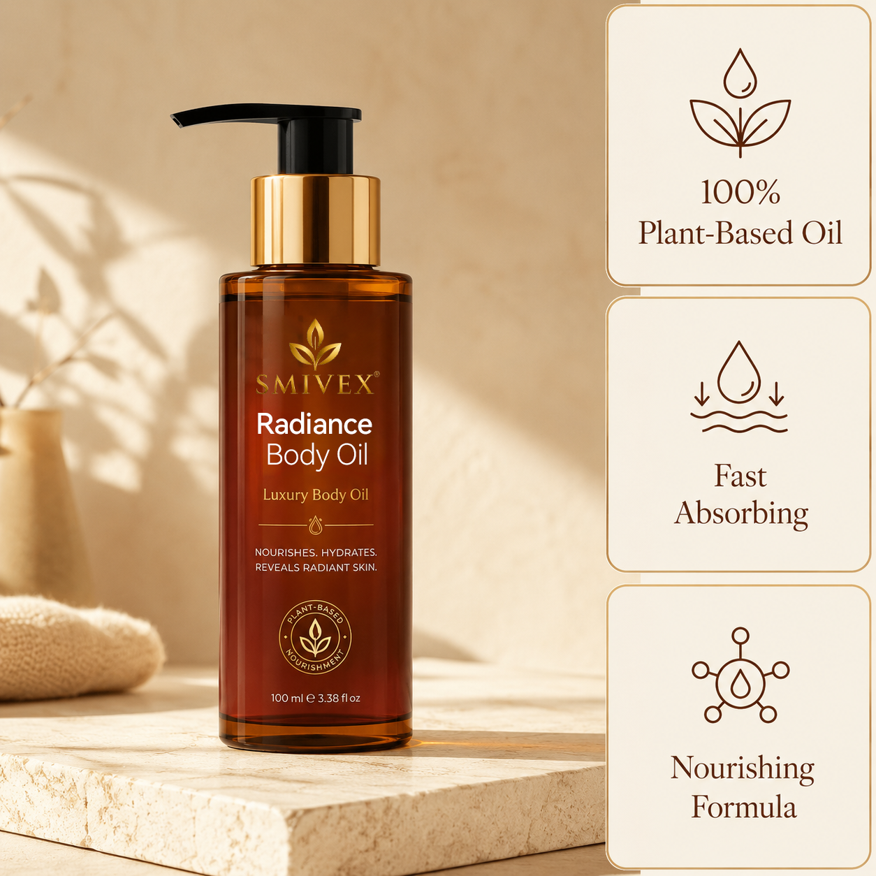 Smivex Radiance Body Oil - 100ml