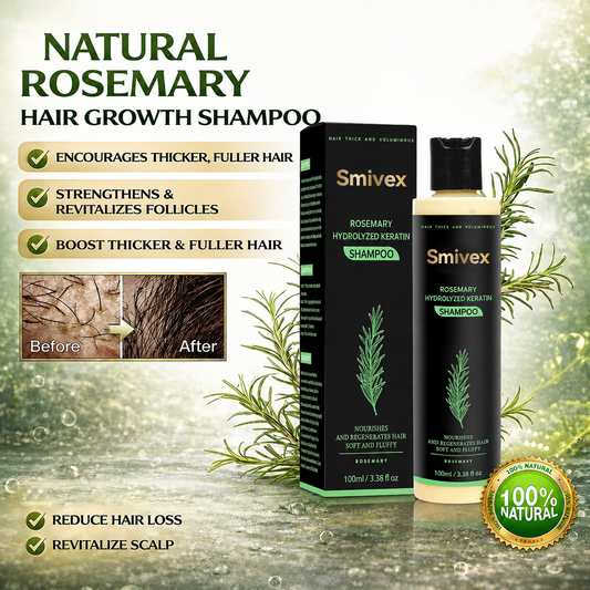 🔥LAST DAY 50% OFF - 🌿Smivex® Organic Rosemary Hair Growth Shampoo