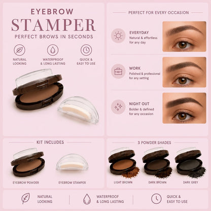 Eyebrow Stamp Kit — Fuller Natural Brows In Seconds
