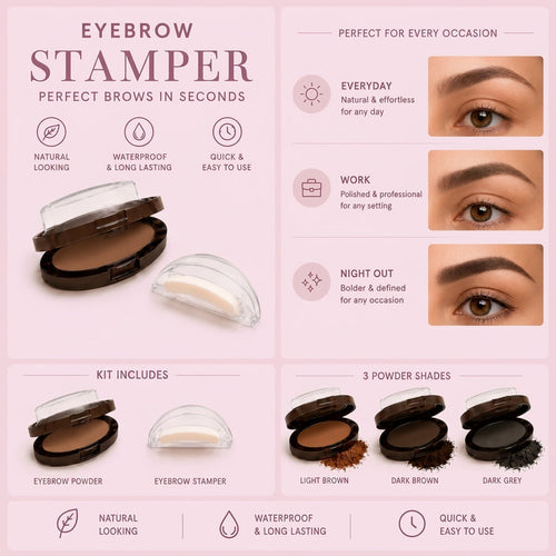 Eyebrow Stamp Kit — Fuller Natural Brows In Seconds