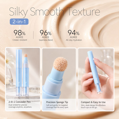 Skavix 2-in-1 Concealer Pen — Brighten & Blend
