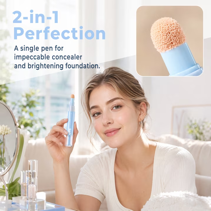Skavix 2-in-1 Concealer Pen — Brighten & Blend