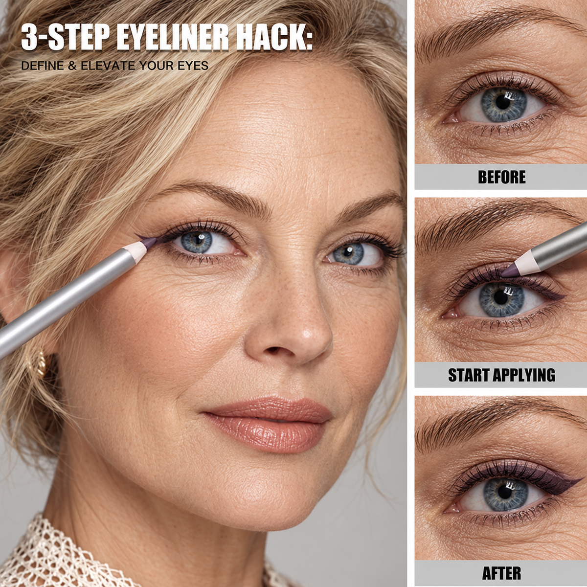 Waterproof Gel Eyeliner Pencil For Smooth, Defined Eyes All Day🌟