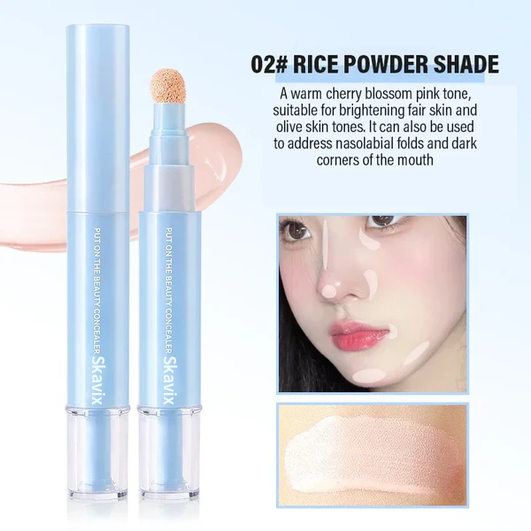 Skavix 2-in-1 Concealer Pen — Brighten & Blend