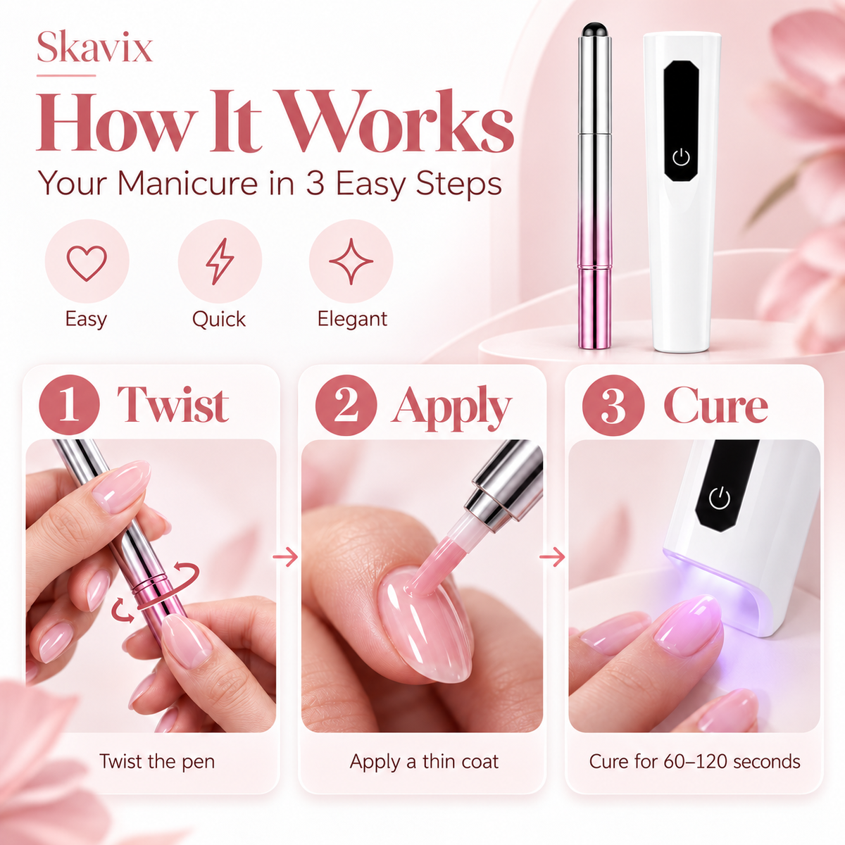 All-in-One Gel Nail Pen Kit