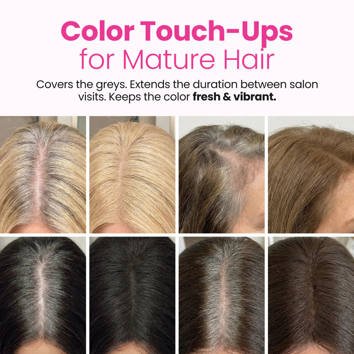 Skavix Root Touch-Up Powder — Quick Gray Coverage in Seconds