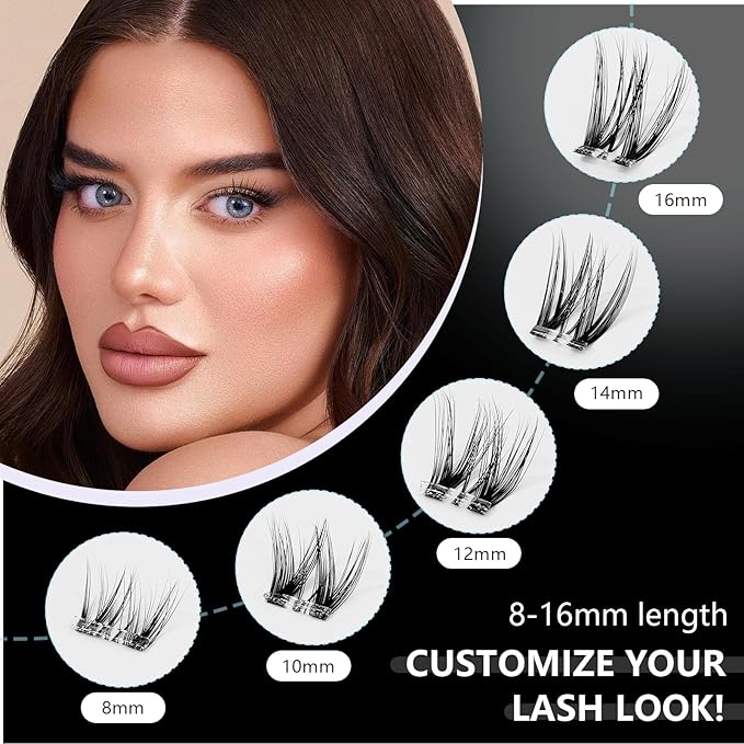Smivex Pre-Bonded Lash Clusters — Salon-Style Lashes in Seconds