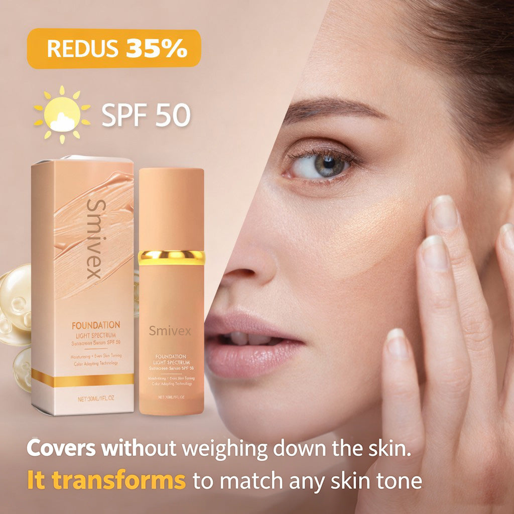☀️ Summer Sale — 56% OFF for a Limited Time! 🔥4 in 1 BIOMIMETIC Foundation SPF 50 that adapts to any skin color!