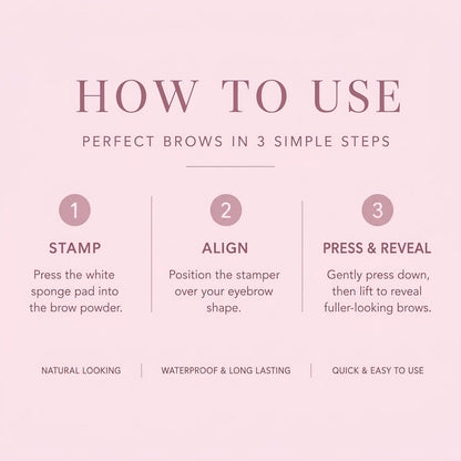 Eyebrow Stamp Kit — Fuller Natural Brows In Seconds