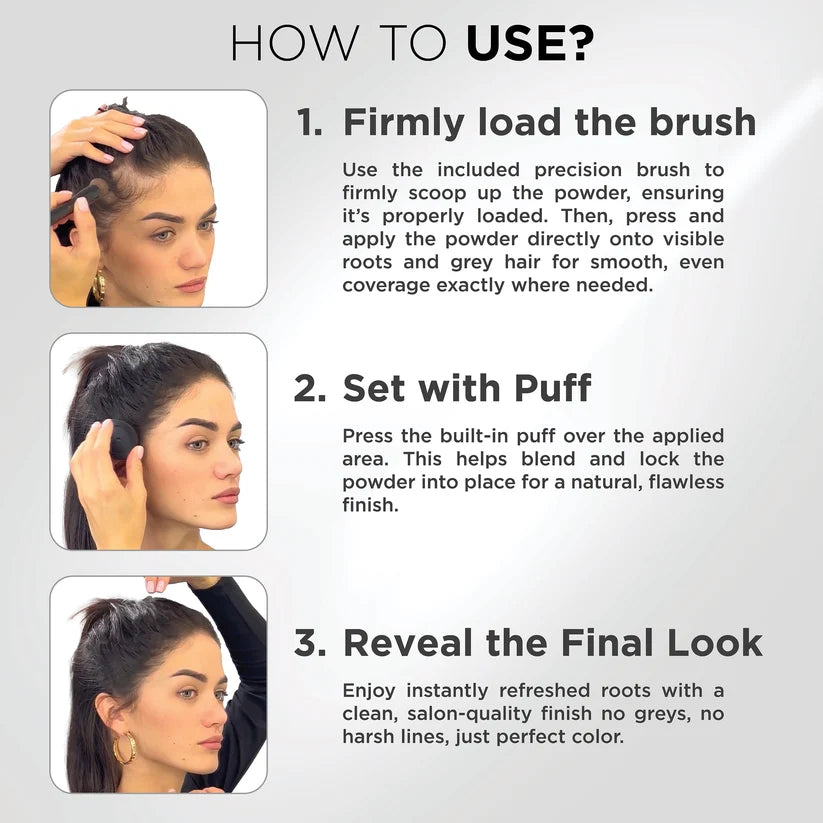 Root Touch Up Powder—Fuller-Looking Hairline In Just 60 Seconds