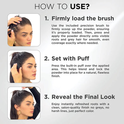 Root Touch Up Powder—Fuller-Looking Hairline In Just 60 Seconds