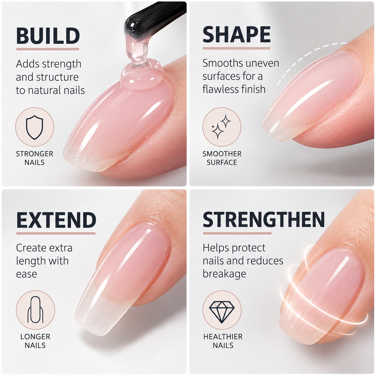 Salon-Smooth Nails, Made Easy.