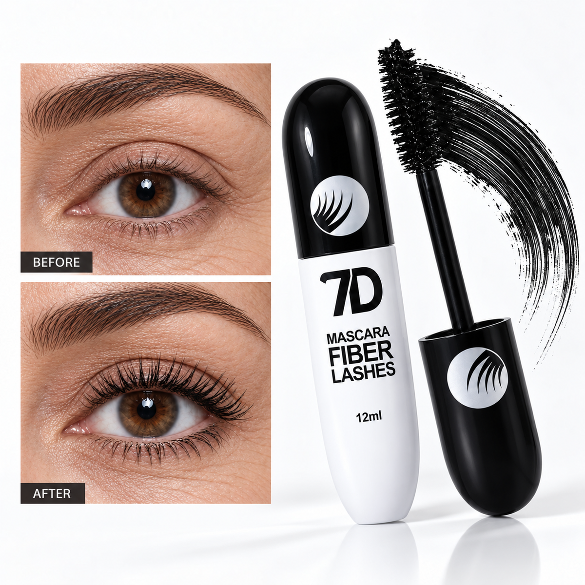 7D Fiber Lash Mascara——Create Fuller, Longer-Looking Lashes In Seconds