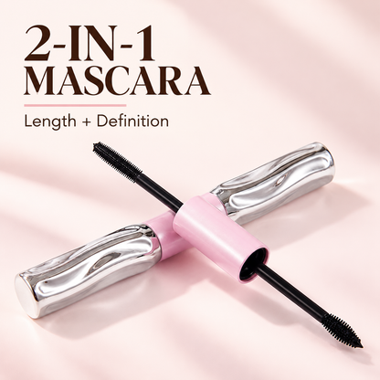 2-in -1 Long-Lasting Volumizing and Curling Mascara