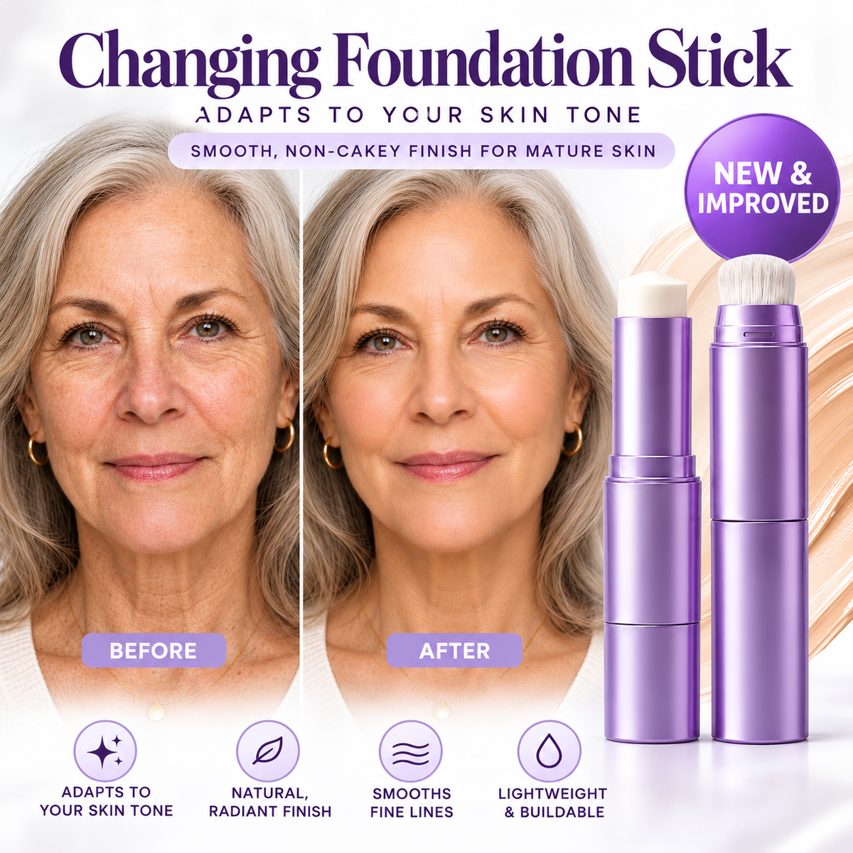 The Foundation Stick That Adjusts To Your Skin Tone