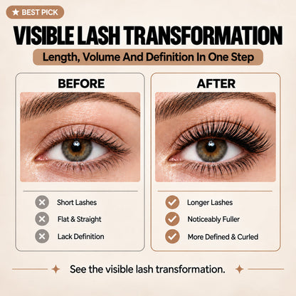 7D Fiber Lash Mascara——Create Fuller, Longer-Looking Lashes In Seconds