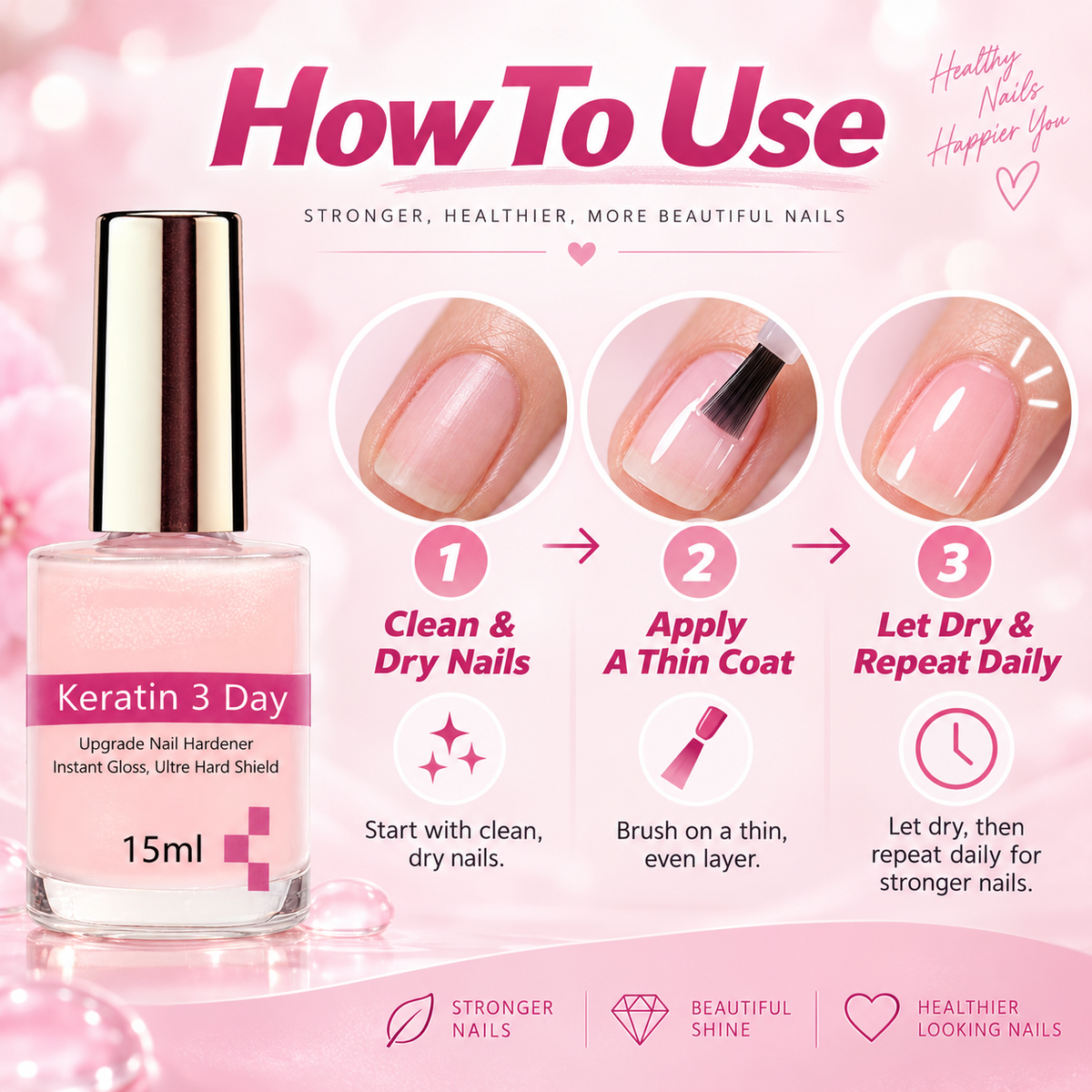 Keratin Care For Weak, Brittle Nails🔥