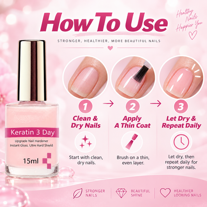 Keratin Care For Weak, Brittle Nails🔥