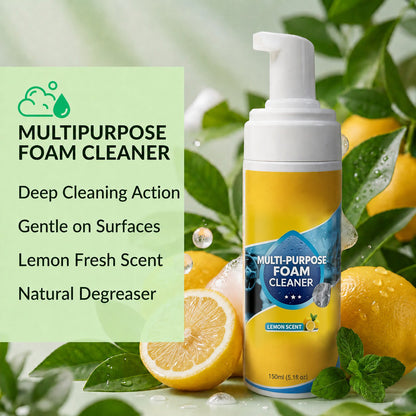 Skavix Multi-Enzyme Foam Spray Cleaner—Multi‑Surface Cleaner for Kitchen, Bathroom & Car Interior, Less Scrubbing Formula