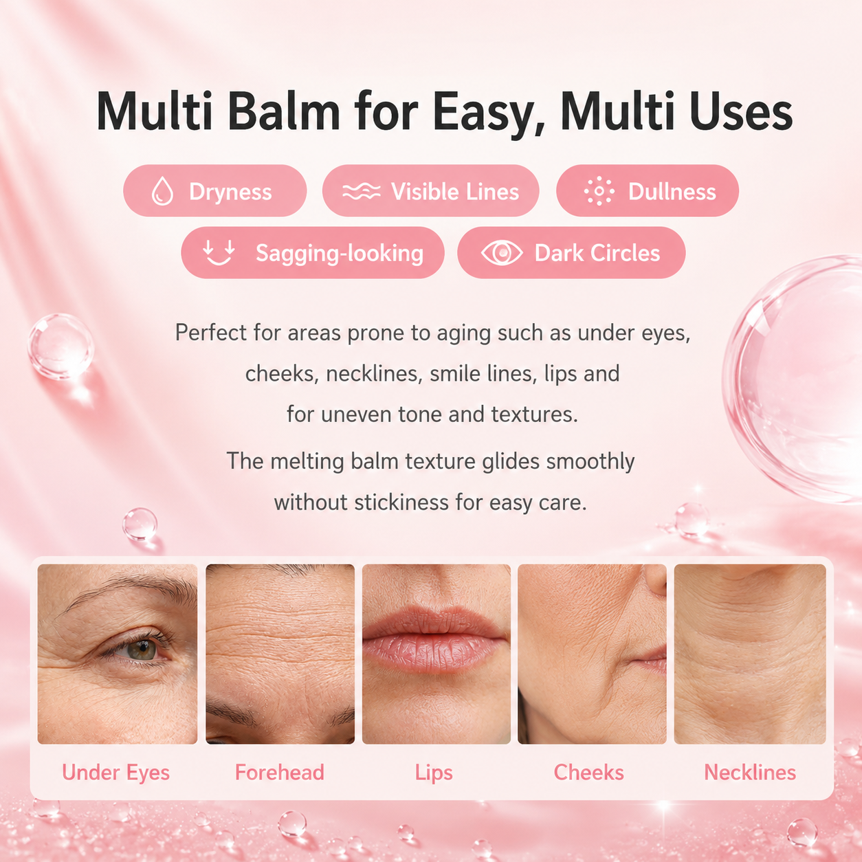 🔥 LAST DAY 60% OFF 🎁 Korean Pink Collagen Volume Multi Balm