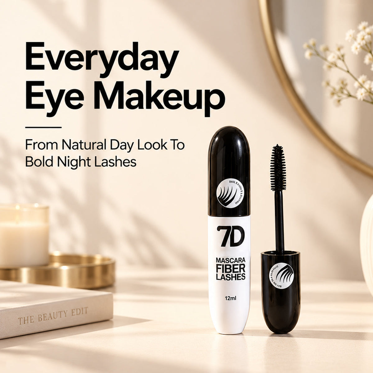 7D Fiber Lash Mascara——Create Fuller, Longer-Looking Lashes In Seconds