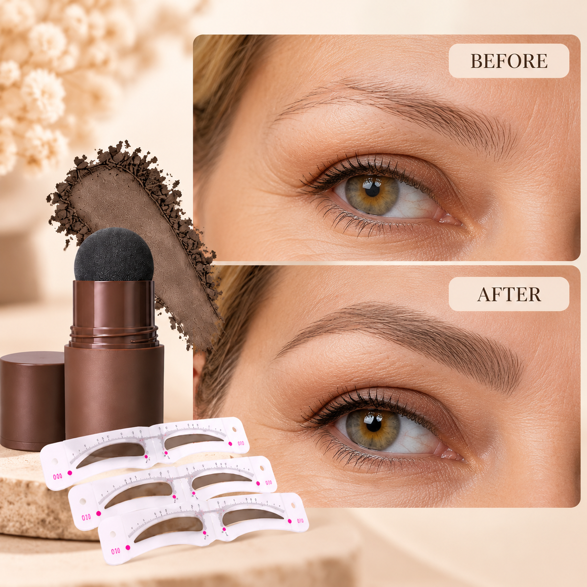 Eyebrow Stamp & Stencil Kit