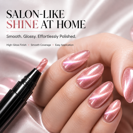 ✨ One-Step Gel Nail Pen Create Glossy Salon Nails In Minutes