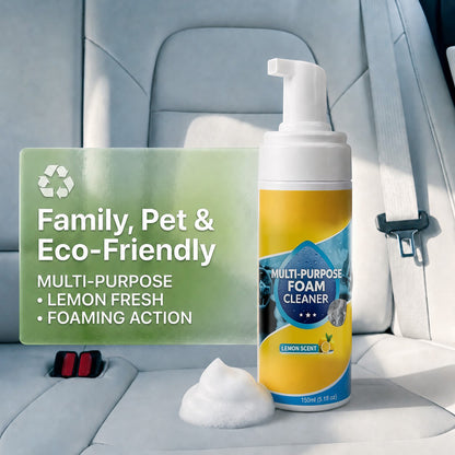 Skavix Multi-Enzyme Foam Spray Cleaner—Multi‑Surface Cleaner for Kitchen, Bathroom & Car Interior, Less Scrubbing Formula