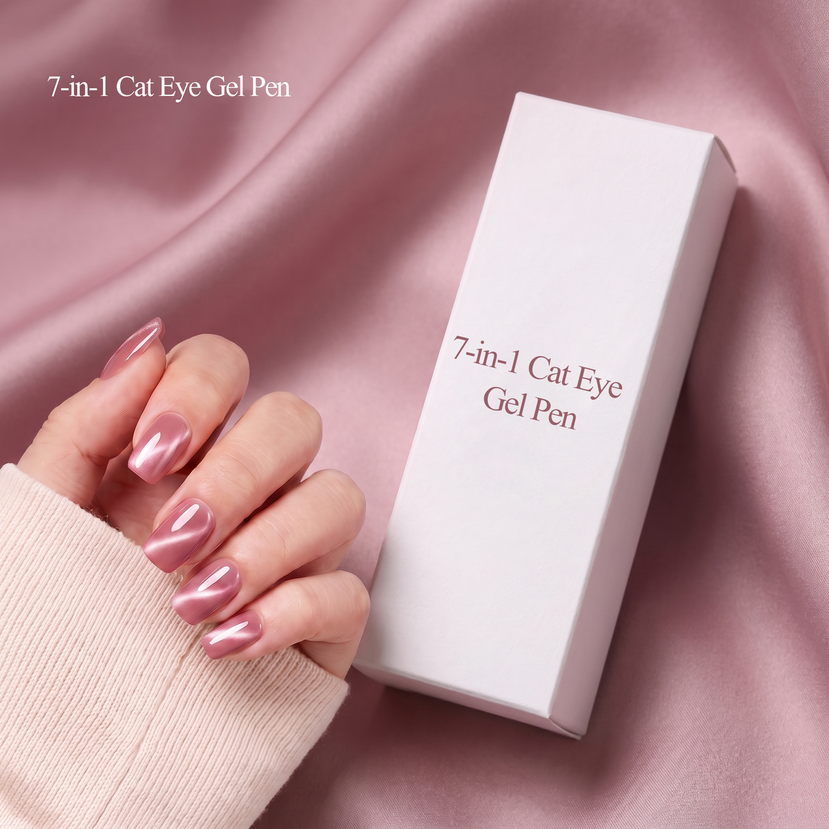 7-In-1 Magnetic Cat Eye Nail Gel Pen Portable