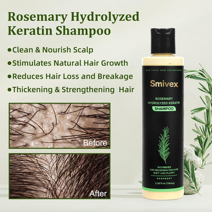 🔥LAST DAY 50% OFF - 🌿Smivex® Organic Rosemary Hair Growth Shampoo