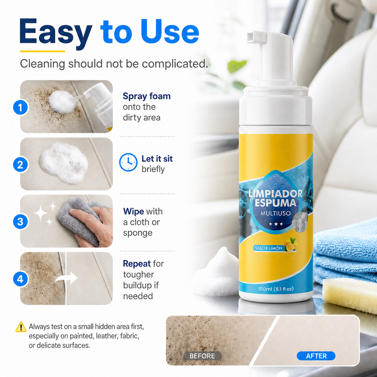 ✅Multi-Enzyme Foam Spray Cleaner