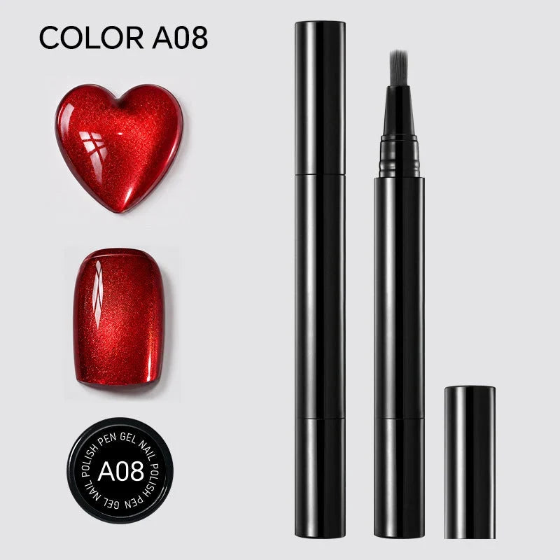 ✨ One-Step Gel Nail Pen Create Glossy Salon Nails In Minutes