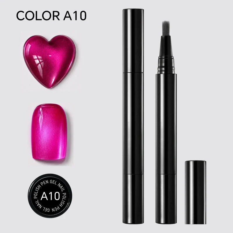 ✨ One-Step Gel Nail Pen Create Glossy Salon Nails In Minutes