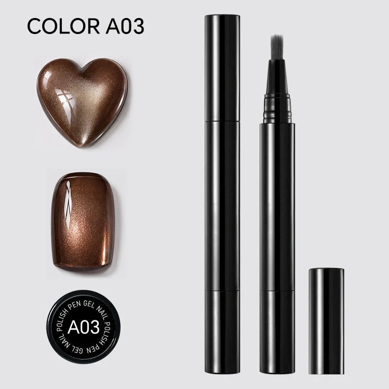✨ One-Step Gel Nail Pen Create Glossy Salon Nails In Minutes