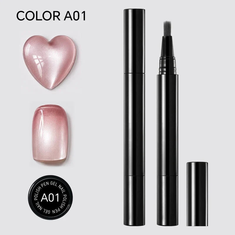 ✨ One-Step Gel Nail Pen Create Glossy Salon Nails In Minutes