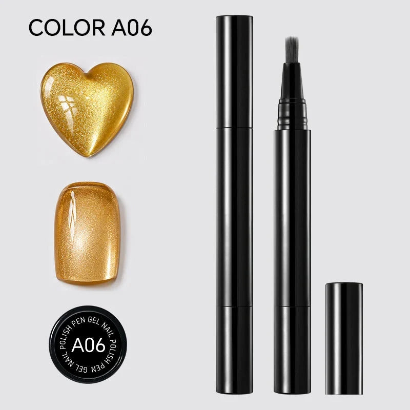 ✨ One-Step Gel Nail Pen Create Glossy Salon Nails In Minutes
