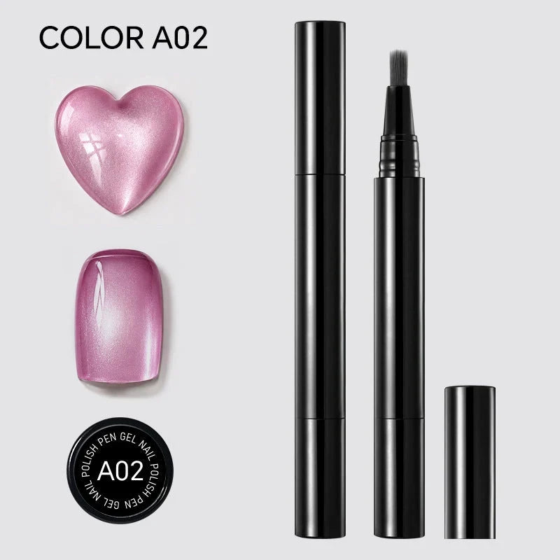 ✨ One-Step Gel Nail Pen Create Glossy Salon Nails In Minutes