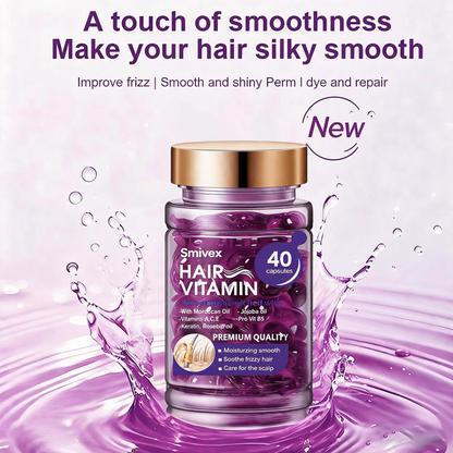 Moroccan Oil Hair Vitamin Capsules – Smooth, Shiny & Frizz-Controlled Hair