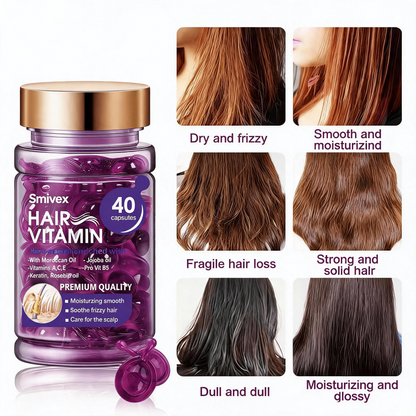 Moroccan Oil Hair Vitamin Capsules – Smooth, Shiny & Frizz-Controlled Hair