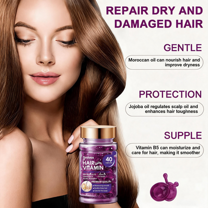 Moroccan Oil Hair Vitamin Capsules – Smooth, Shiny & Frizz-Controlled Hair
