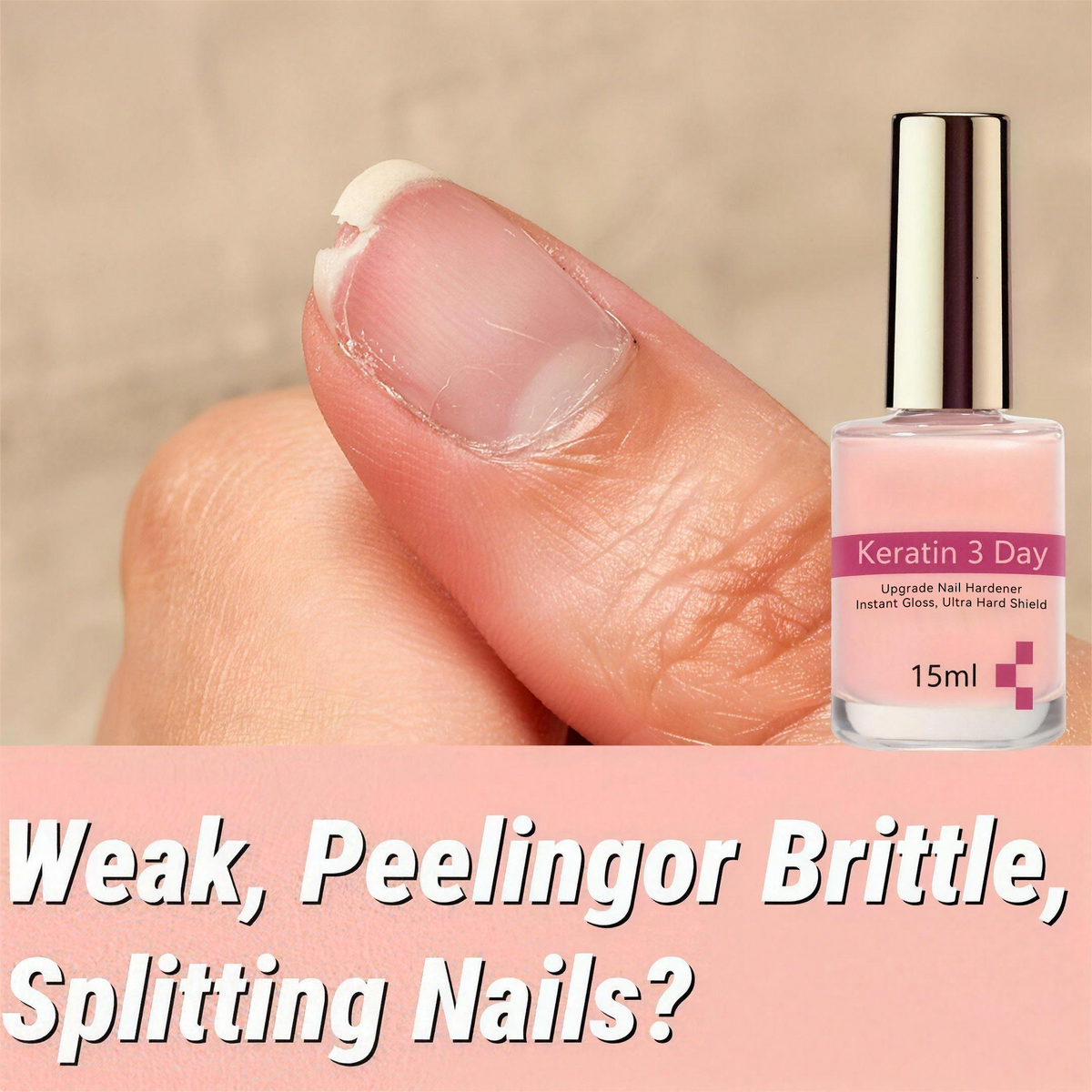 Keratin Care For Weak, Brittle Nails